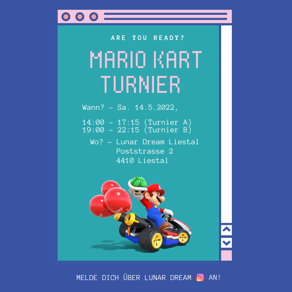 Lunar Dream Mario Kart Event Turnier A