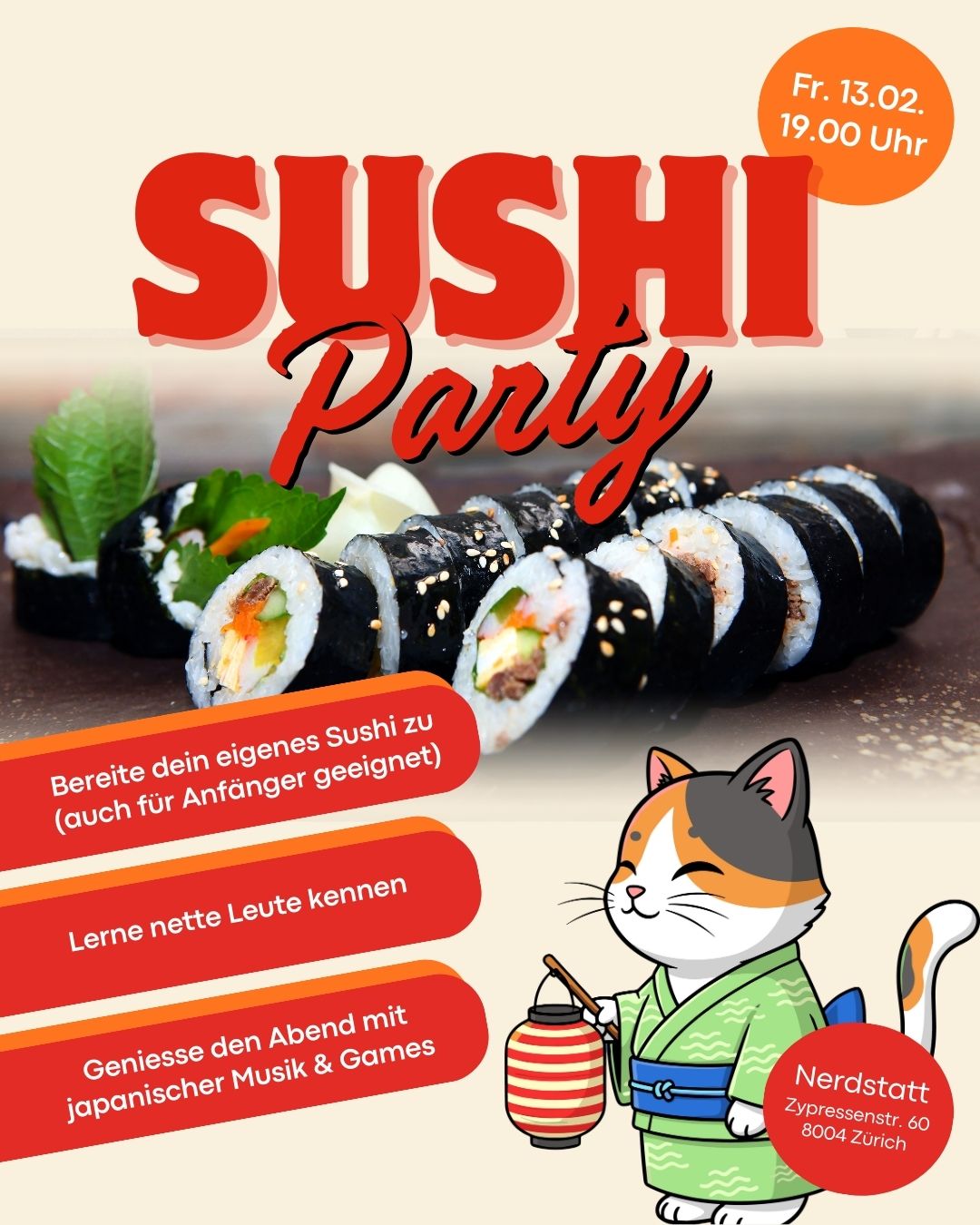 Sushi, Beats und Bytes