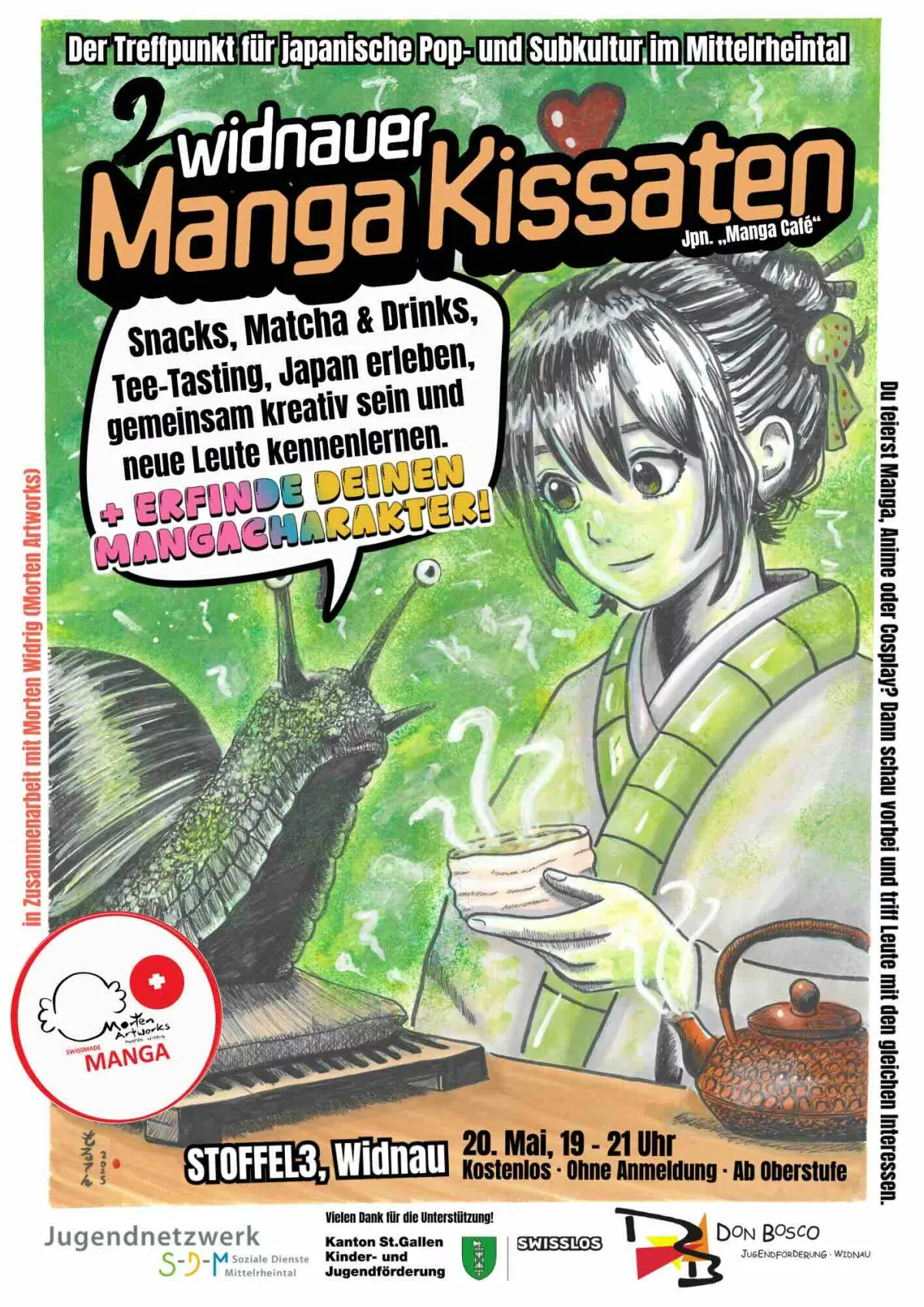 Widnauer Manga Kissaten – Zweiter Treff am 20. Mai